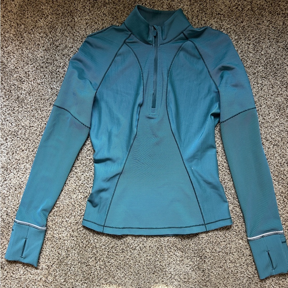 Lululemon quarter zip! Size 6 in blue!